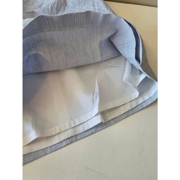 Ann Taylor LOFT Skirt Light Blue Sz 2 - Picture 5 of 9